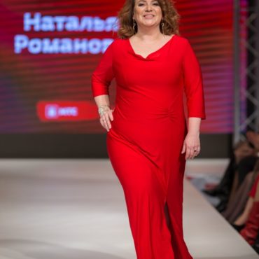 Наталья Романова на  благотворительном показе Red Dress МТС 2017